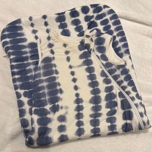 Blue and White Tie-Dye Kyte Baby Sleep Sack